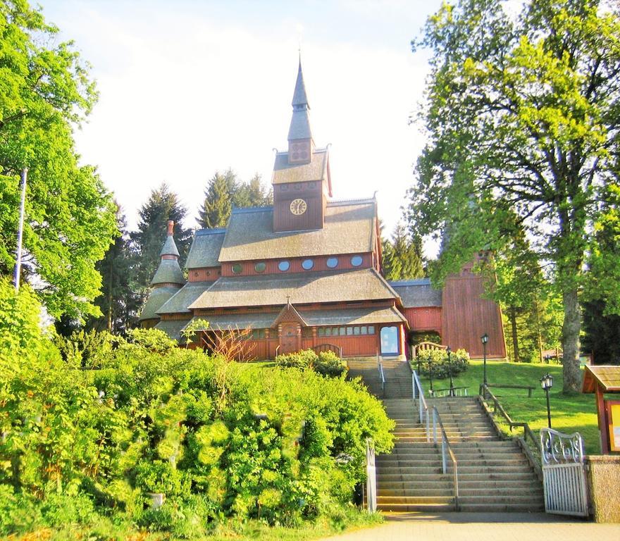 Premium-Ferienwohnungen Bergblick Im Haus Hopfe Goslar Bagian luar foto